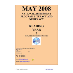 Year 7 May 2008 Reading - Answers